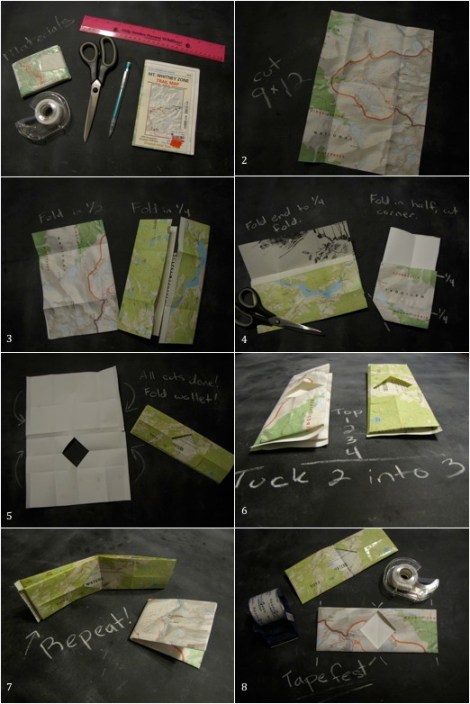 Map Wallet Visual Instructions