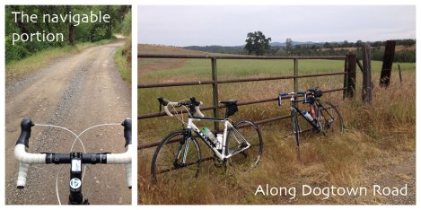 San Domingo Road and along Dogtown Road