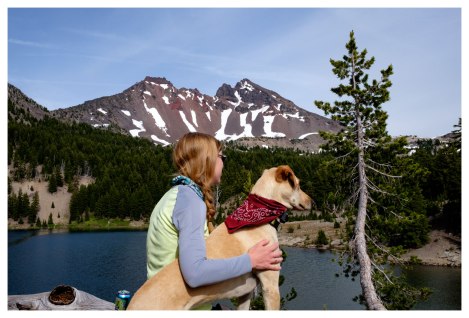 Green Lakes with Broken Top 