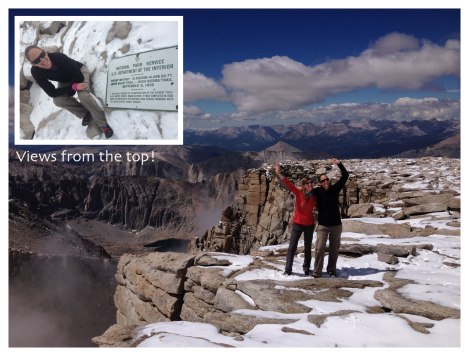 It's official - atop Mount Whitney, we've completed the JMT