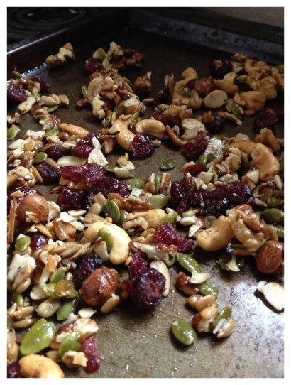 Baking trail mix