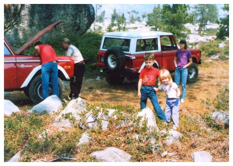 The family on the trail