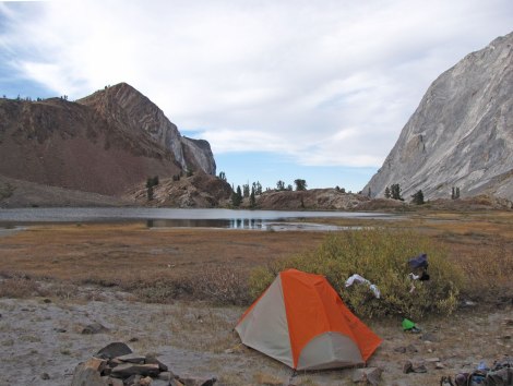Campsite at Mildred Lake