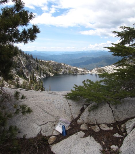 Cathole view in Caribou Basin.