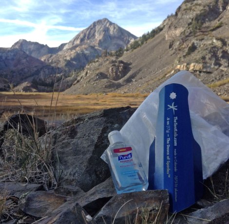 Cathole view in Convict Creek Canyon.