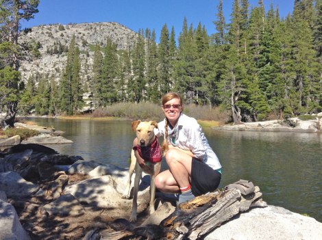 Aspen and me at Avalanche Lake