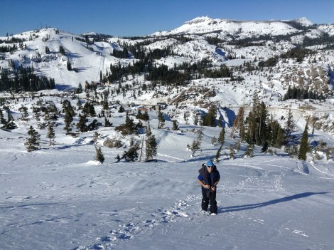 The view toward Donner Ski Ranch.