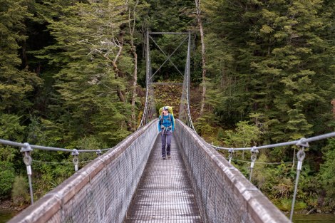 The bridge to Rainbow Reach car park. Photo by Compass