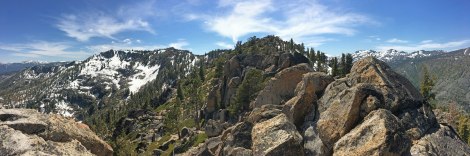 Echo Peak and Angora Peak