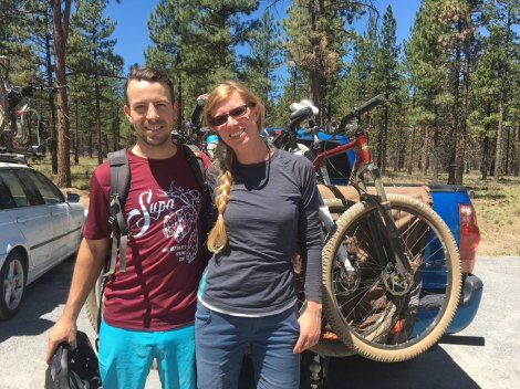 At the Phil's Trail trailhead