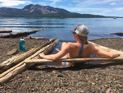 Paulina Lake hot springs
