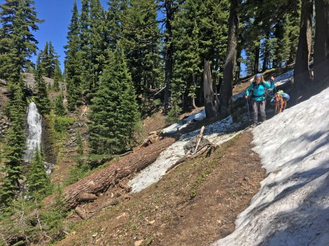 Passing Obsidian Falls